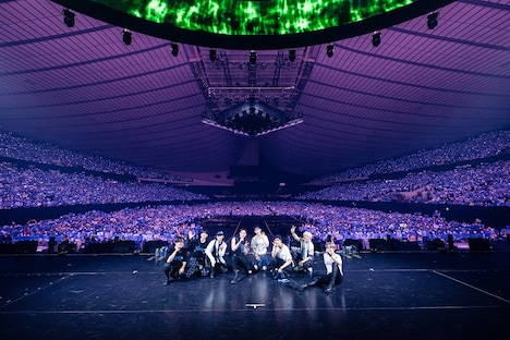 Stray Kids「Stray Kids 2nd World Tour "MANIAC" in JAPAN」国立代々木競技場第一体育館公演の様子。（撮影：田中聖太郎）