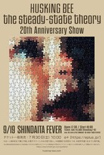 HUSKING BEE「"the steady-state theory" 20th Anniversary Show」フライヤー