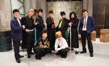上段左から山崎弘也（アンタッチャブル）、King & Prince、劇団ひとり。下段左から中丸雄一（KAT-TUN）、二宮和也（嵐）。(c)日本テレビ