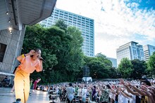 「lyrical school tour 2022 "L.S." FINAL @日比谷野外音楽堂」の様子。