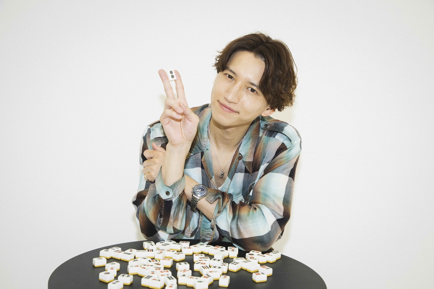 一番好きな牌はリャンピン。理由は「田口」に見えるからとのこと。