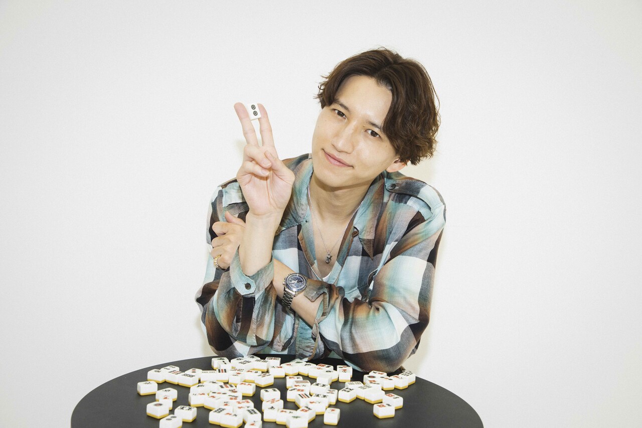 一番好きな牌はリャンピン。理由は「田口」に見えるからとのこと。