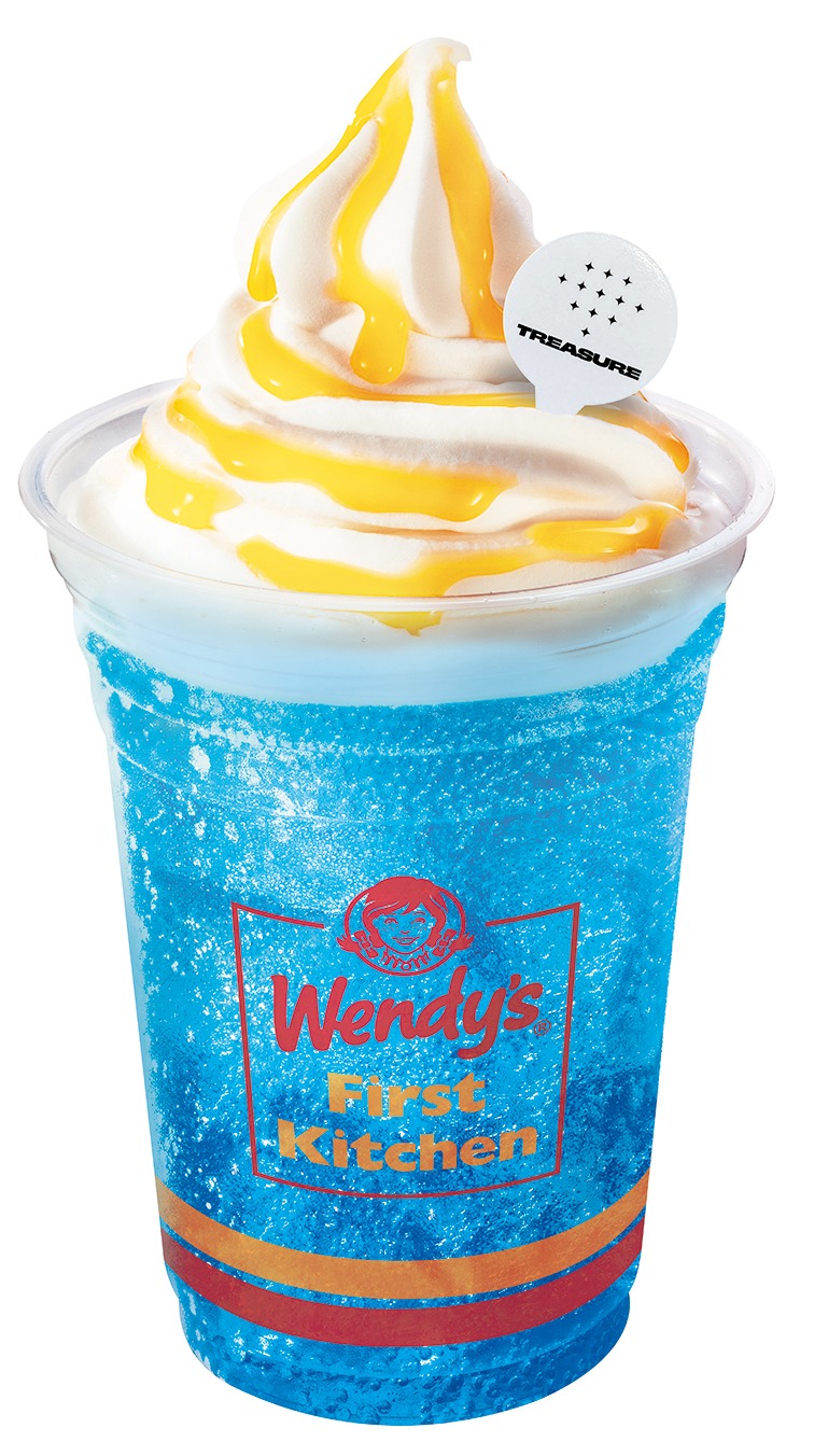 TREASURE限定クリアコースター付きピーチブルーソーダフロートセット