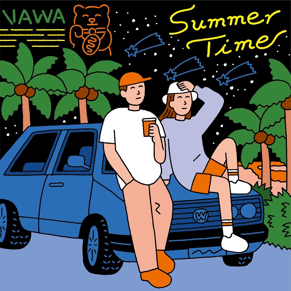 神山羊「Summer Time feat.池田智子」配信ジャケット
