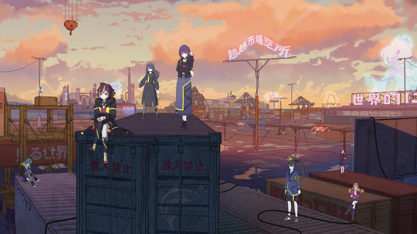 十五少女のイメージビジュアル。