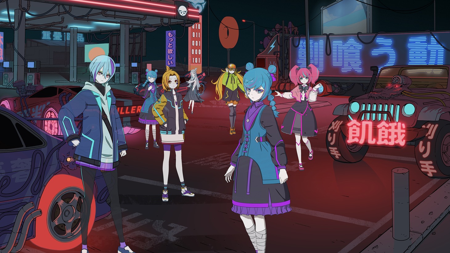 十五少女のイメージビジュアル。