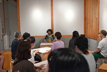 U-zhaanのワークショップ「Table講座」の様子。