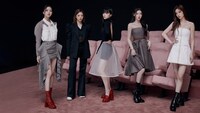 ITZYが起用された「CHARLES & KEITH FALL COLLECTION 2022」キャンペーンビジュアル。