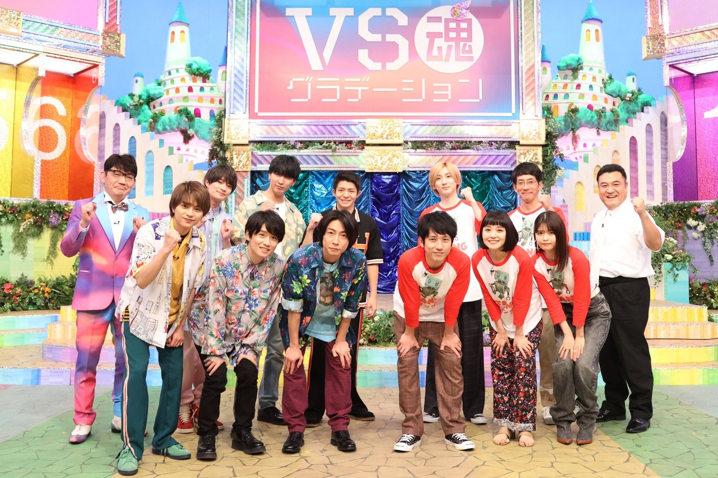 フジテレビ系「VS魂」8月4日放送回出演者 (c)フジテレビ