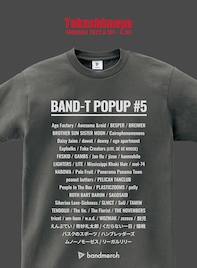 「BAND-T POPUP」第5回にdowny、ペリカン、鋭児、猫戦、リーガルリリーら53組参加