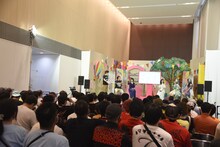 「アイドル歌会 TIF出張版」の様子。