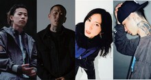 「POP YOURS Presents YOUNG PRO」出演者。左からBonbero、Deech、Reichi、Watson。