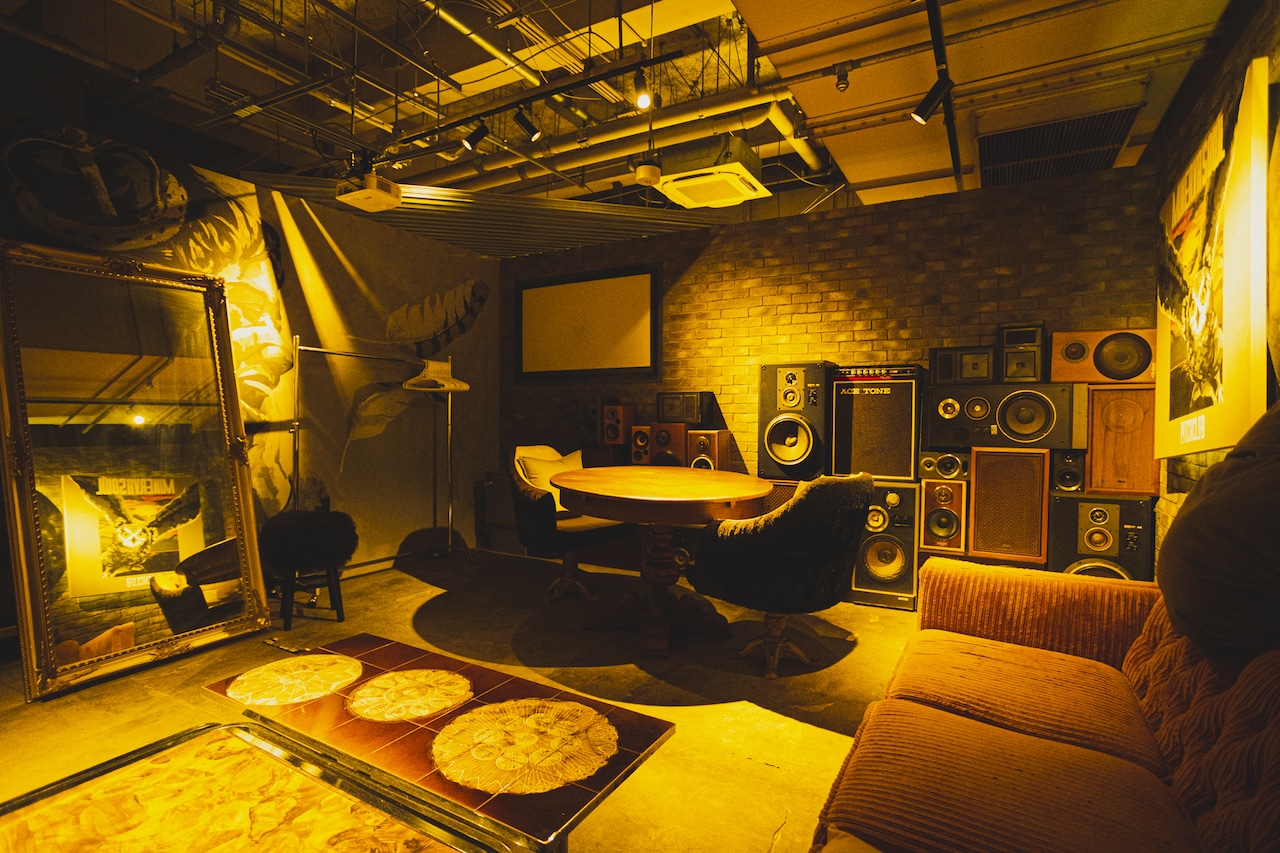 YOKOHAMA COAST garage+の楽屋。