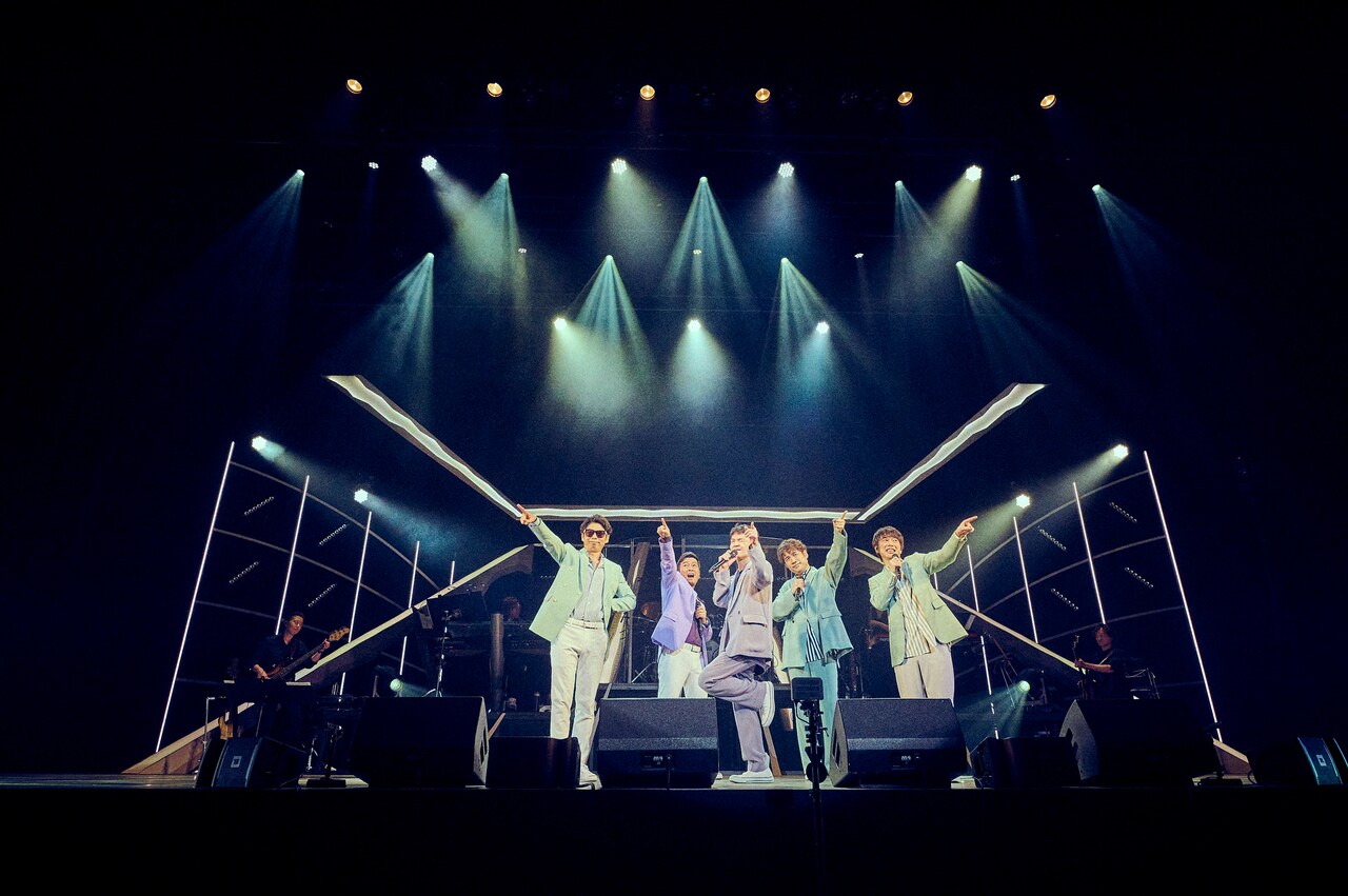 ゴスペラーズ「ゴスペラーズ坂ツアー2022 “まだまだいくよ”」東京国際フォーラム ホールAの様子。（撮影：笹原清明）