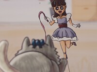 ザ・リーサルウェポンズ「ねこねこヘヴン feat.上坂すみれ」ミュージックビデオより。