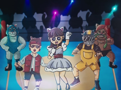 ザ・リーサルウェポンズ「ねこねこヘヴン feat.上坂すみれ」ミュージックビデオより。