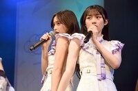 「TOKYO IDOL FESTIVAL 2022」出演時の乃木坂46 5期生。左から井上和、川崎桜。