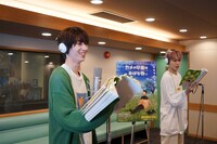 アフレコの様子。