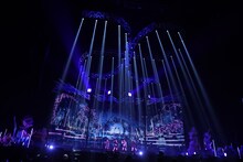 「aespa JAPAN PREMIUM SHOWCASE 2022 ～SYNK～」の様子。（撮影：上飯坂 一）