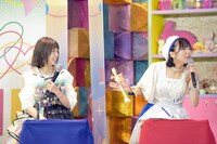 左から大場はるか（ナナランド）、鍛治島彩（アップアップガールズ（２））。