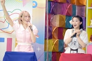 左から茂木忍(AKB48)、中江友梨(東京女子流)。