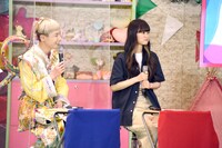 左からぺいにゃむにゃむ（二丁目の魁カミングアウト）、minan（lyrical school）。