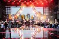 「エビ中 夏のファミリー遠足 略してファミえん in 山中湖 2022」1日目の様子。