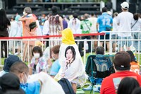 開演直前のリラックスエリアの様子。