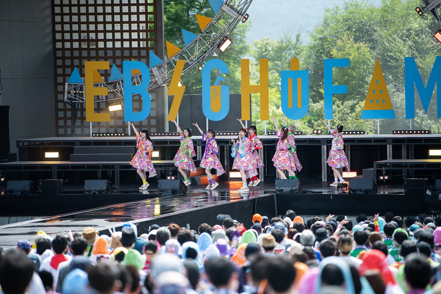 私立恵比寿中学「エビ中 夏のファミリー遠足 略してファミえん in 山中湖 2022」2日目の様子。