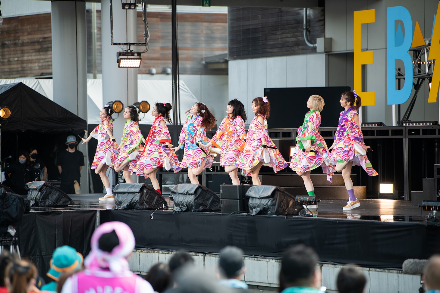 私立恵比寿中学「エビ中 夏のファミリー遠足 略してファミえん in 山中湖 2022」2日目の様子。