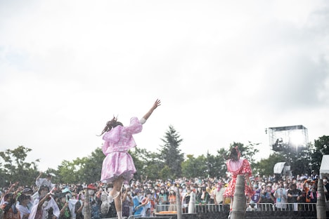 私立恵比寿中学「エビ中 夏のファミリー遠足 略してファミえん in 山中湖 2022」2日目の様子。