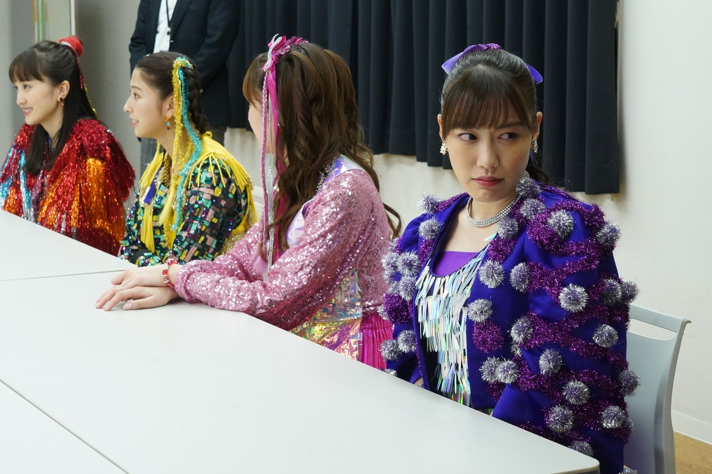 「ほんとにあった怖い話 夏の特別編2022」より、ももいろクローバーZ。(c)フジテレビ