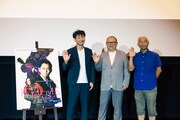 左から姉帯恒氏、松本裕士氏、塚本連平監督。