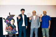 左から姉帯恒氏、松本裕士氏、塚本連平監督。