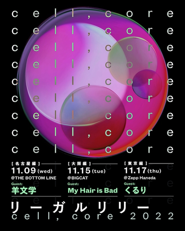 「cell,core 2022」告知ビジュアル