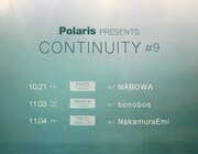 「Polaris presents continuity #9」告知画像