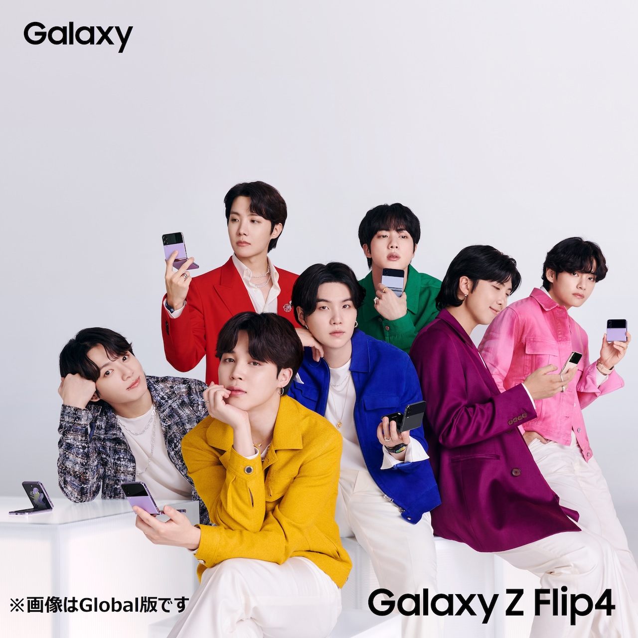 BTS 防弾少年団  Galaxy BTS X SAMSUNGトレカ 8枚セット BTS×Galaxyコラボ映像公開、渋谷・表参道の屋外ビジョンを