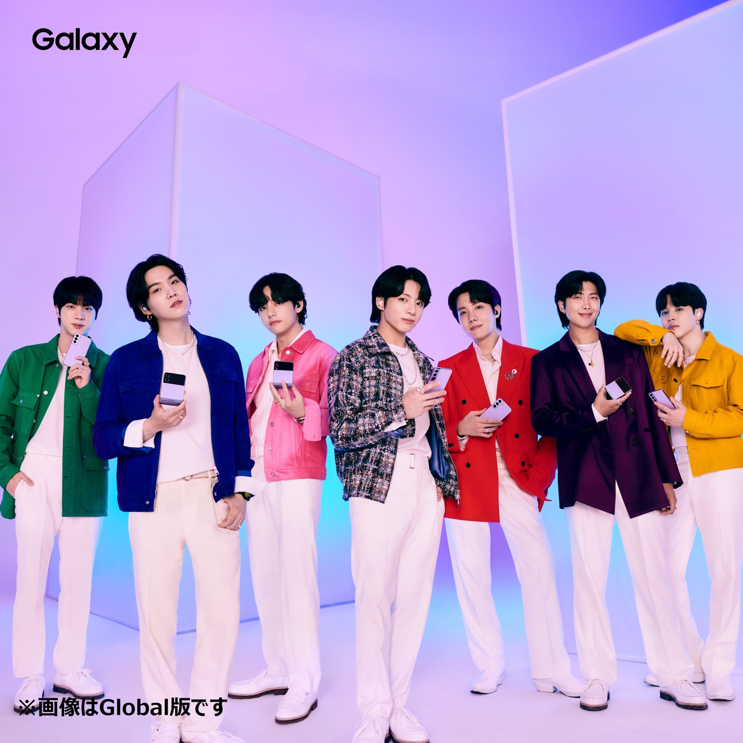 BTS×Galaxyビジュアル