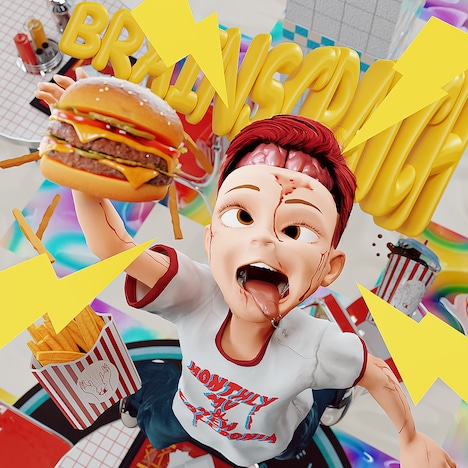 Monthly Mu & New Caledonia「Brain Scratch」配信ジャケット