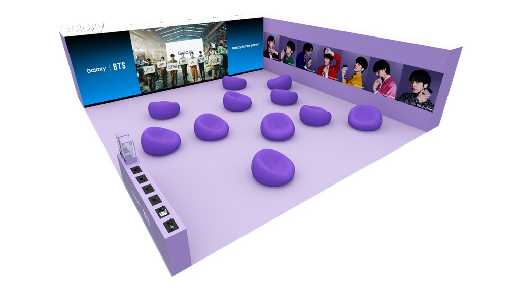 「Galaxy│BTS Experience」場内イメージ