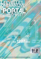 「LEEVELLES ONEMAN LIVE "PORTAL"」フライヤー