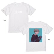 くじら バックプリント ビッグTシャツ（ホワイト）
