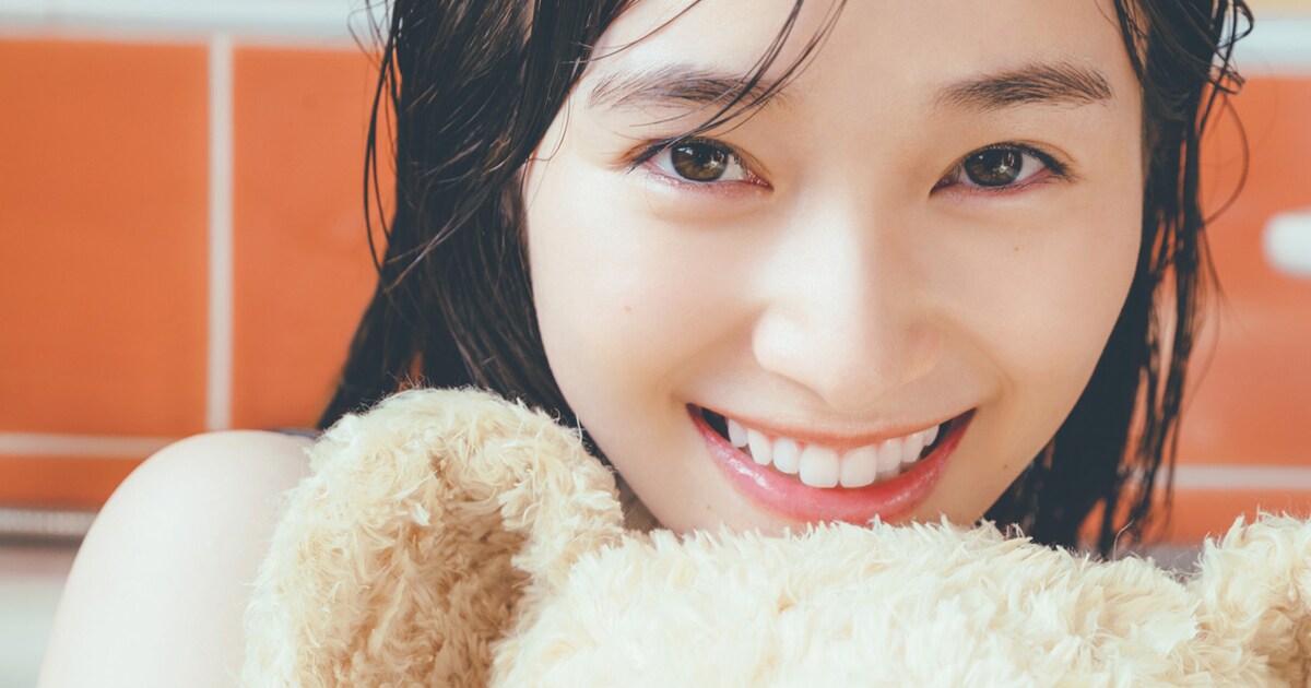 櫻坂46守屋麗奈、大好きなクマのぬいぐるみを抱いて入浴（写真25枚