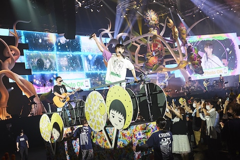 トロッコに乗るゆず。