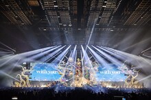 「YUZU ARENA TOUR 2022 SEES -ALWAYS with you-」より8月13日の埼玉・さいたまスーパーアリーナ公演の様子。