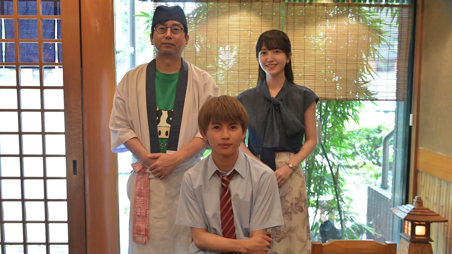 左からおいでやす小田、草川直弥（ONE N' ONLY）、久保史緒里（乃木坂46）。(c)TBSスパークル / TBS