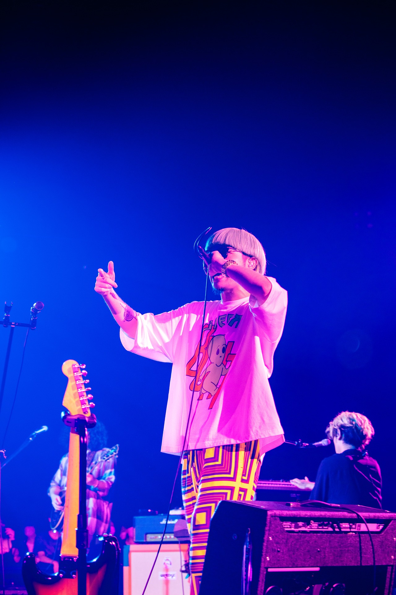 内田怜央（Vo）（Photo by jacK）
