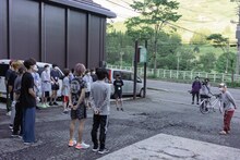 「第二回WACKメンズ合同オーディション2022」早朝二人三脚の様子。