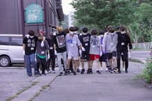 「第二回WACKメンズ合同オーディション2022」早朝二人三脚の様子。