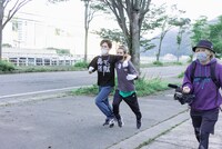 「第二回WACKメンズ合同オーディション2022」早朝二人三脚の様子。